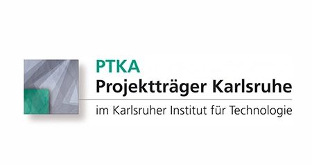 Logo des PTKA (Projektträger Karlsruhe im Karlsruher Institut für Technologie)