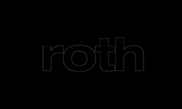 Logo der Firma Roth in schwarz-weiß.